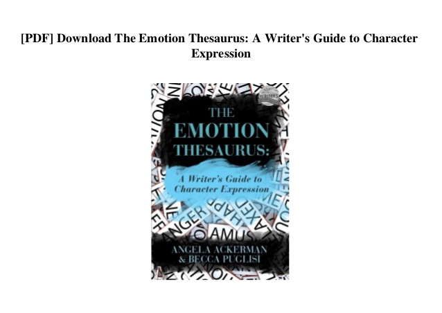 Emotion thesaurus online